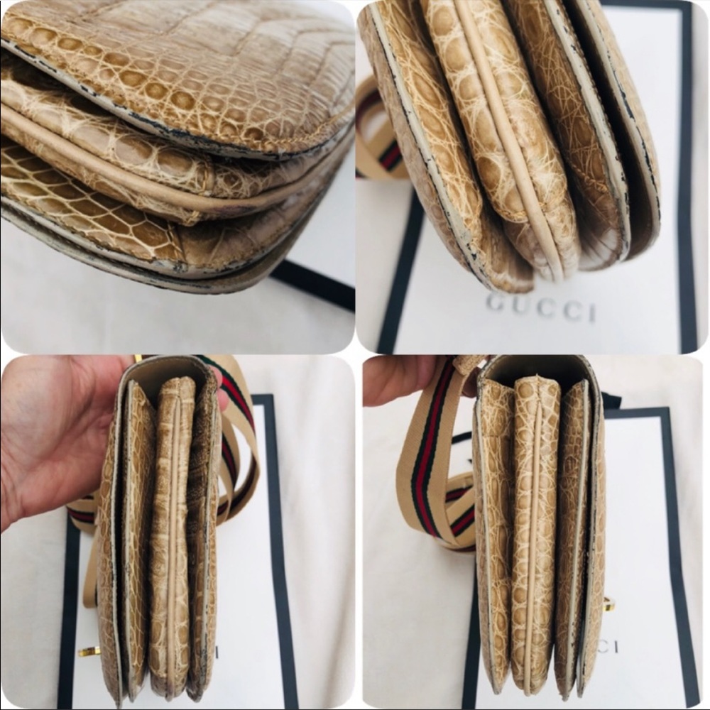 🔶FREE SHIPPING 🔶Gucci Croc Crossbody - Picture 7 of 15